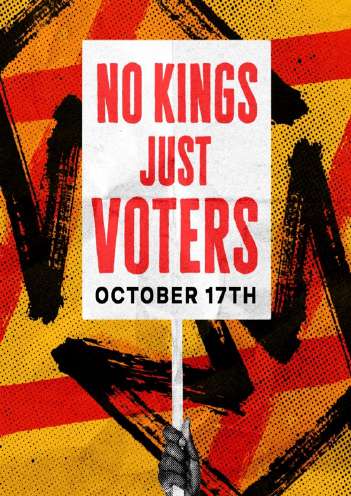 Sign No kings just voters